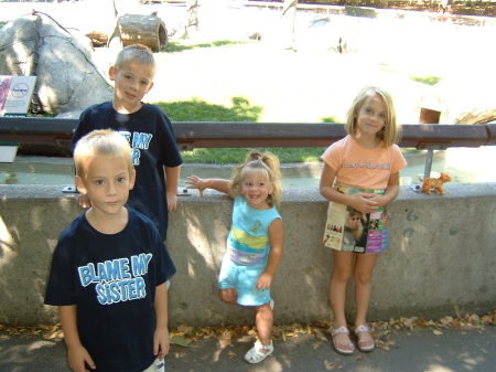 The kids at the zoo in Fort Wayne, Indiana.
