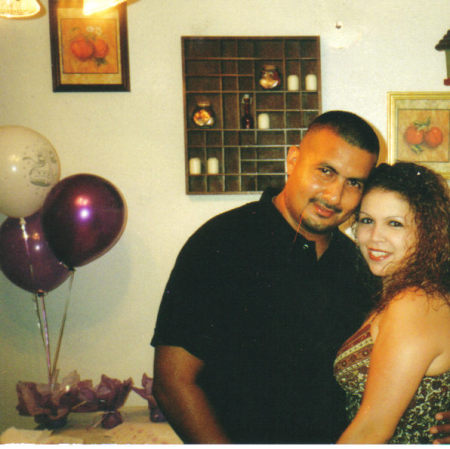 My husband and I in 2002