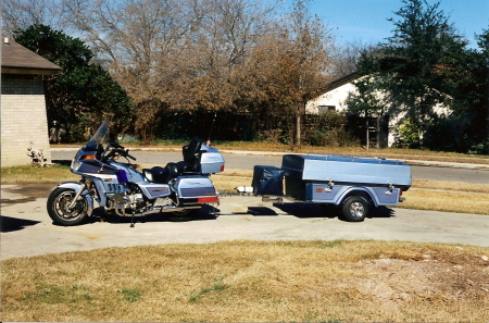 1984 Goldwing and matching tent trailer