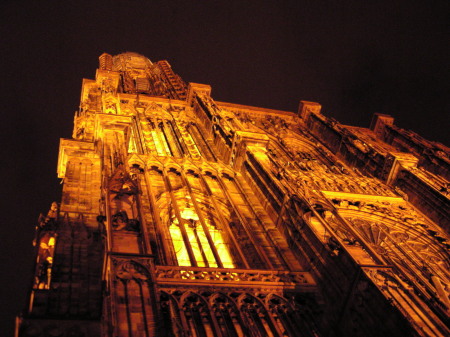 Notre Dame at night - Strasbourg