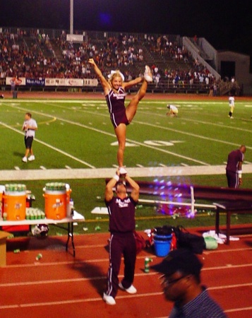 Lauren doing a heel stretch!