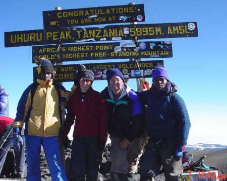 Summit of Mt Kilimanjaro- 0805