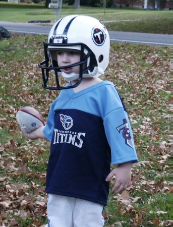 My "Tennessee Titan" grandson age 4