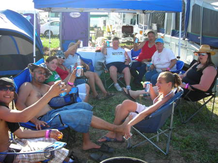 Me & a bunch of friends at Country Thunder