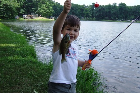 Joey's First Fish