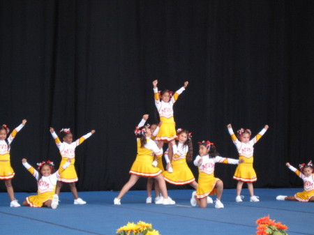 Isabelle's Cheer competition at Shoreline