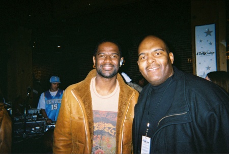 Vince with Singer Brian McKnight in Beverly Hills