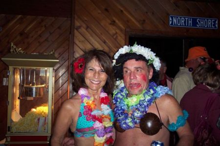 The best hula girls at Ron's Party