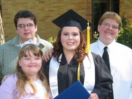 My children at Sarah College graduation