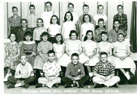Mrs. Jenkins' Fifth Grade Class at Parklane Elementary 1959-1960