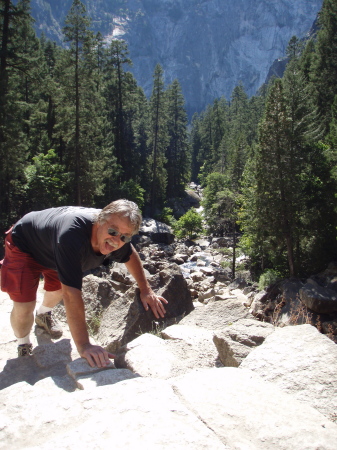 Yosemite, hike to the falls