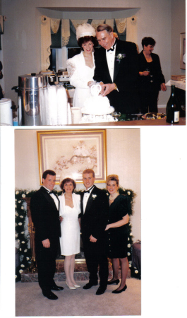MY WEDDING 1993 WITH MY HUSBAND AND MY CHOLDREN