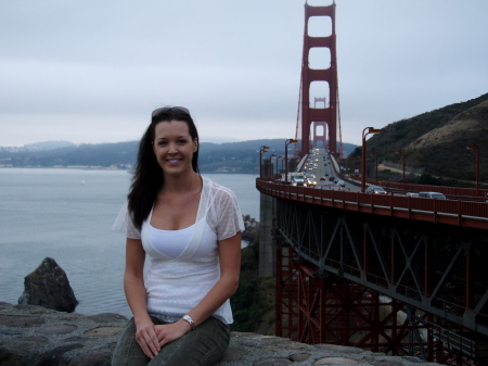 Coming back over the Golden Gate Bridge from wine country