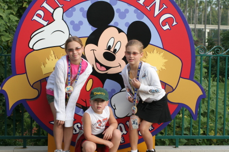 Kids at Disney Land