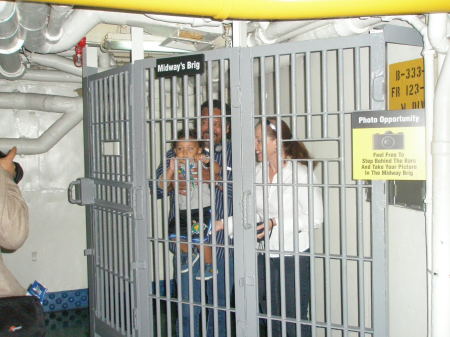 Rochon, Graylyn and I on the Midway