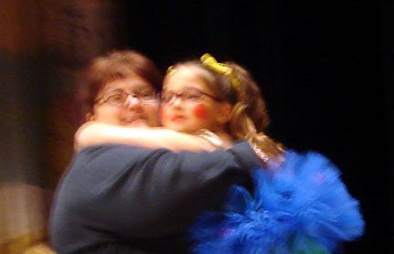 Holding Victoria after Nutcracker 2007