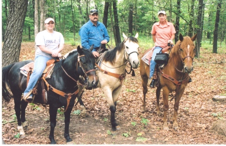 Riding at the grasslands