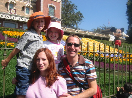 Family at Disneyland Oct.2005