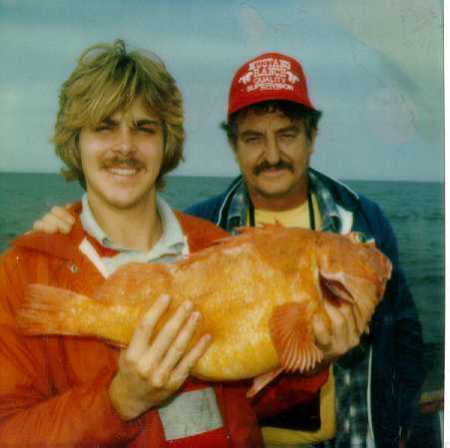 With Dad Fishing in Santa Barbara 1982