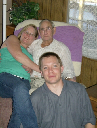 My Dad, boyfriend and me