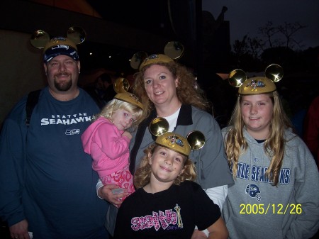 Bresee Family in Disneyland - Dec. 2005