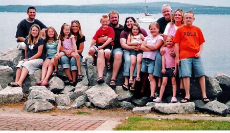 three adult step-children,and grandchildren 2005