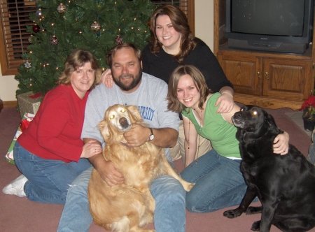 My family at Christmas 2005