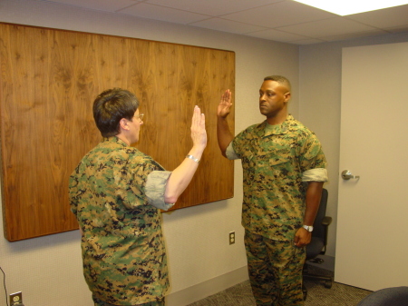 My Promotion to Master Gunnery Sergeant (2003)