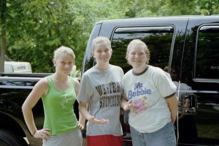 Alexandra, Arianna & Ashley (my daughters)