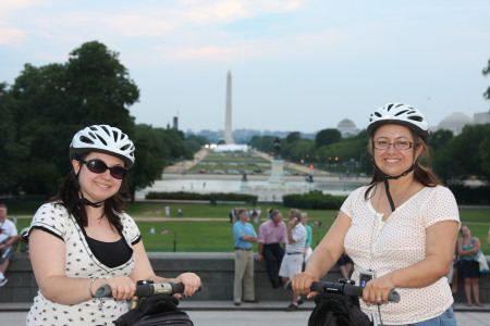 Megan and Me on Capital Hill!  LOL