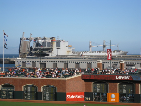 View from club level seats