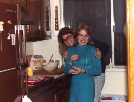 Me and my sister, Keitha (Hoover Class of '78), February 1982.  I miss you Keitha.
