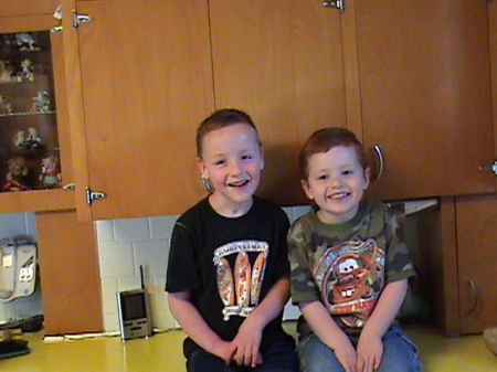 My boys, Wyatt (7) & Dominic (5)