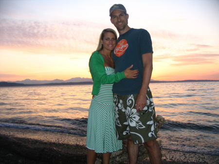 Mike and Carrie at our lake