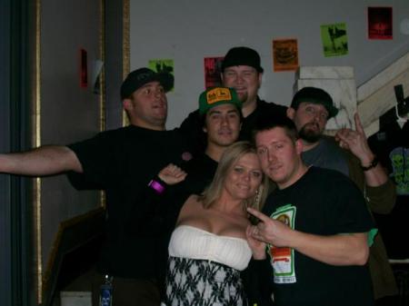 Me with the band~~~ The Expendables!