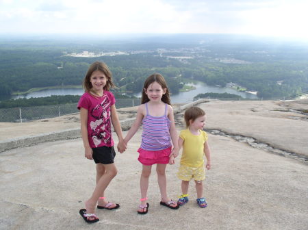 Three Girls on a Mountain