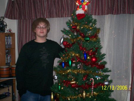 my son nick xmas 2006