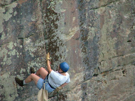 Repelling in West Virginia 2005