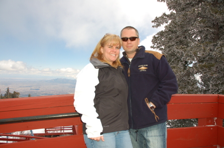 Me & Jim in the Sandia Mountain, Albuquerque