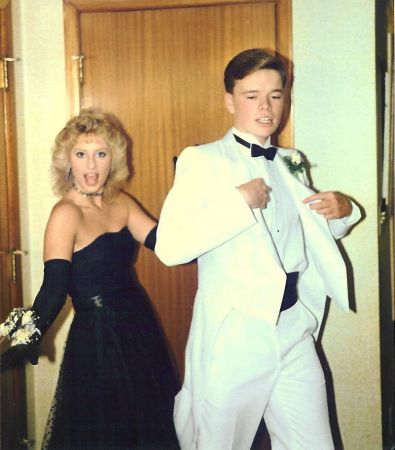 Prom '85 Roger Welch and Sue Stewart