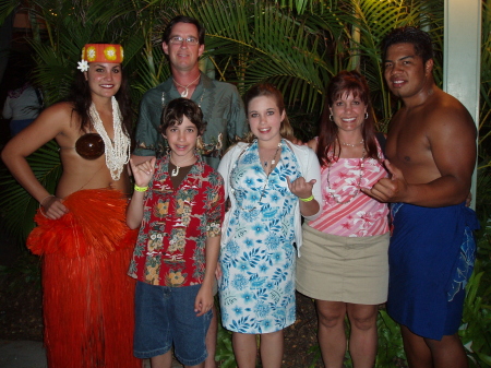 luau in Hawaii summer of 2005