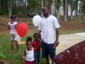 ME AND MY BABY GIRL,MY TWIN IN THE RED AND BLUE CHILLING