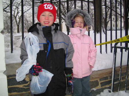 Matthew and Allison at the White House