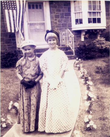 Me and my sister Kris at my Grandparents