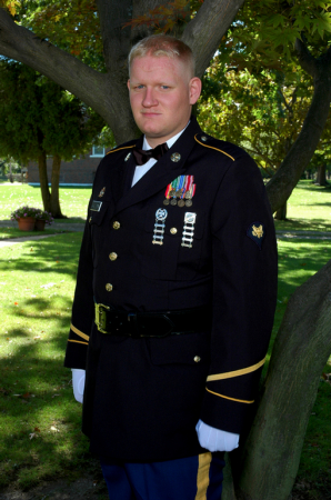 James in uniform