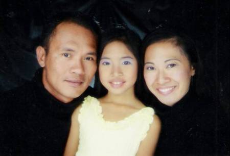 Martina Lorie with her Mom & Dad