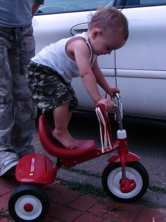 15 mo old & ready for a stunt bike!