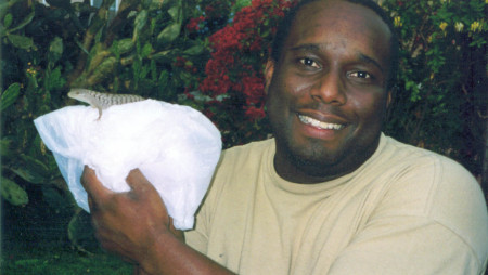 "...found this lizard in my tub!" 2004