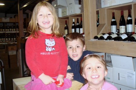 Ari, Anna and Athiná expanding wine collection