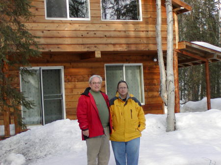 Ken & Nancy at their Alaska cabin